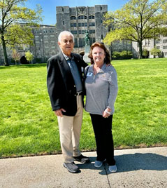 Larry and Linda Wells at West Point Larry and Linda Wells at West Point