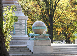 Photo of a monument. Link to Life Stage Gift Planner Ages 60-70 Situations.